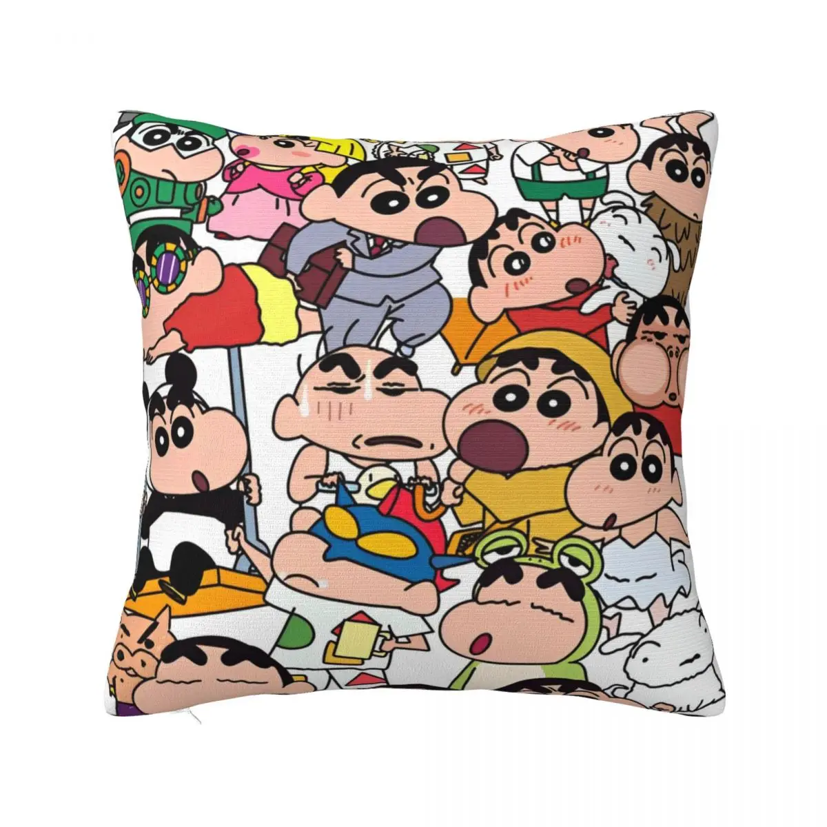 

Printed Cute Crayon Shin-chan Cosplay Pillowcase Polyester Cushion Cover Decor Japan Anime Pillow Case Cover Zipper 45*45cm