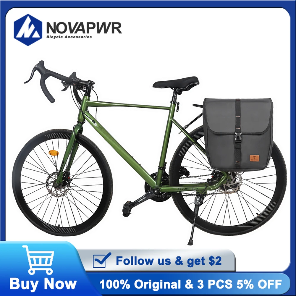 

Waterproof Bike Rear Seat Bag, Multifunction Tail Pack with Handle, for Outdoor Riding & Travel, Cycling Accessories