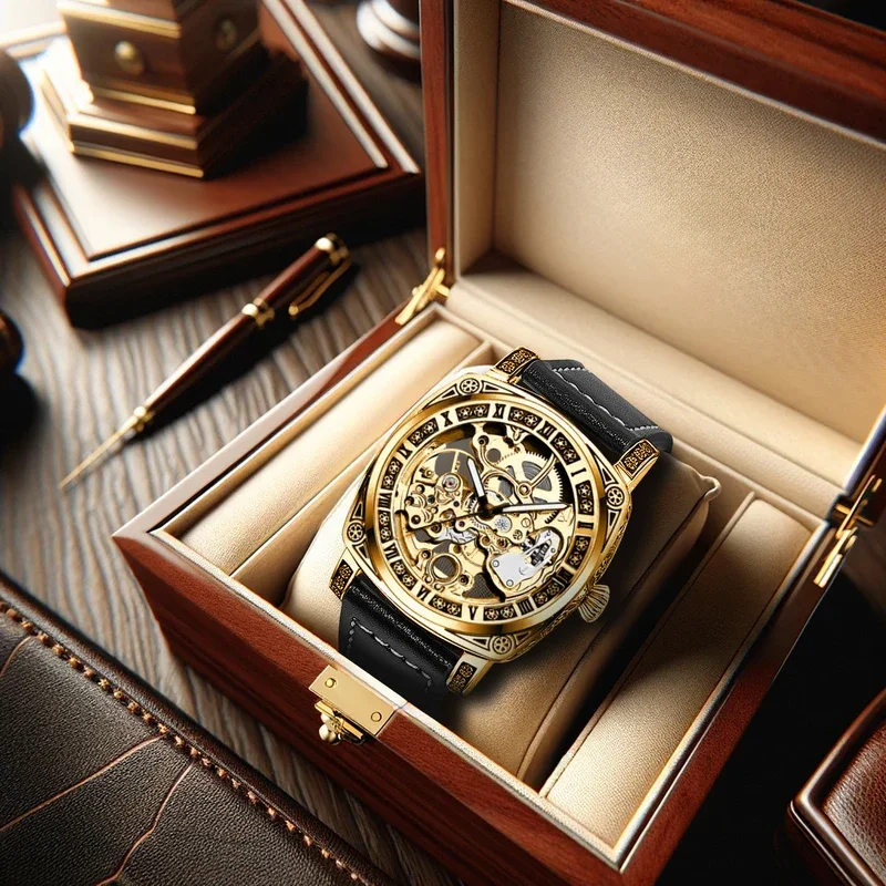 The new men's watch is innovative, high-end, niche, handsome, cool, classic and versatile, luminous men's mechanical watch