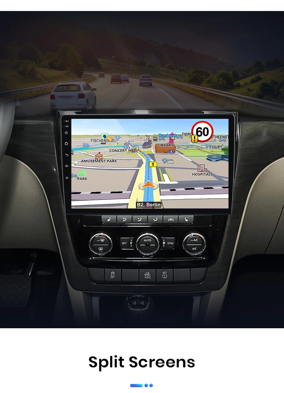 Junsun Autoradio für SKODA Yeti 5L 2009 2010 2011 2012-2014 CarPlay Android Auto FM RDS DSP BT GPS Navi SWC HD IPS Touchscreen Plug & Play Multimedia-Player Freisprecheinrichtung Original-Autostil-Haupteinheit – Detail 18