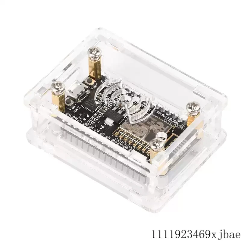 

Transparent Acrylic Protective Case for NodeMcu Lua ESP8266 CP2102 CH340G ESP32 IoT Development Board with Loose Parts