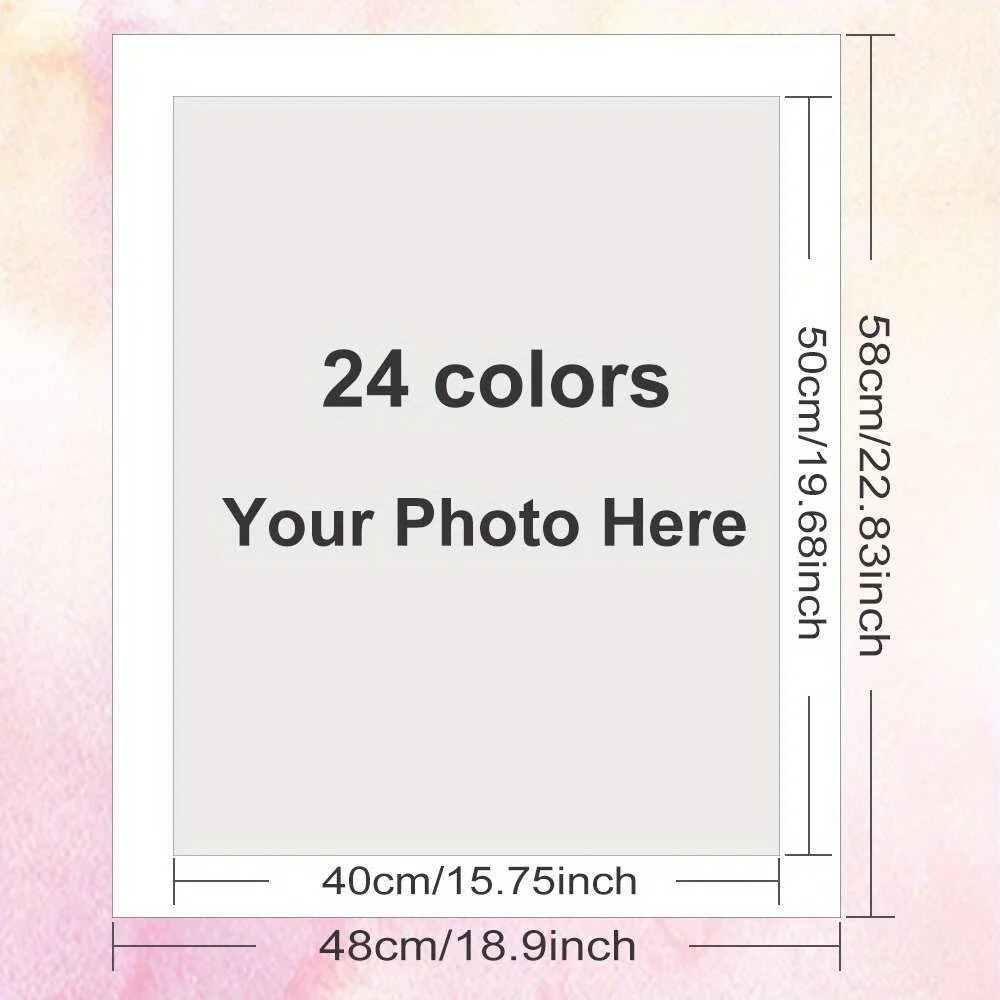Professional Art Use Custom Photo Painting by Numbers 24/36 Colors DIY Paint Colorful Canvas Drawing by Numbers Kit Digital Pain