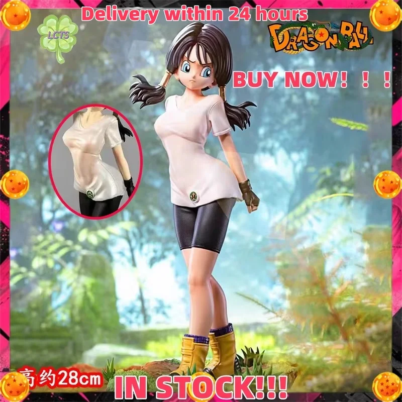 

New Dragon Ball Anime Figure Videl Figures Hercule daughter figurine 28cm PVC Statue Collection Model Custom Toy Birthday Gift