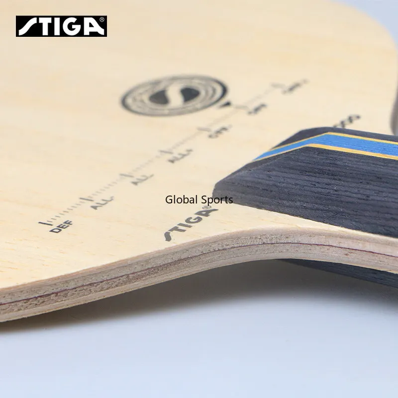 기존 STIGA S3000 탁구 블레이드 라켓 Allround Play 5 플라이 우드 컨트롤 기존 STIGA 탁구 박쥐 패들
