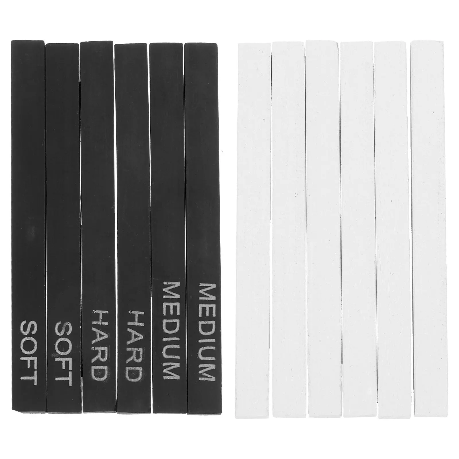 1Set Hobbyist Charcoal Drawing Set Compressed Charcoal Sticks Smooth Surface Lightweight Portable for Beginners Artists Teens