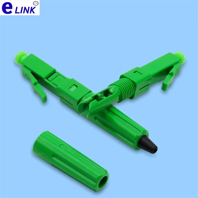 FTTH LC SC FC fiber optic cold connector quick connector FC pre embedded wiring terminal fiber optic to home