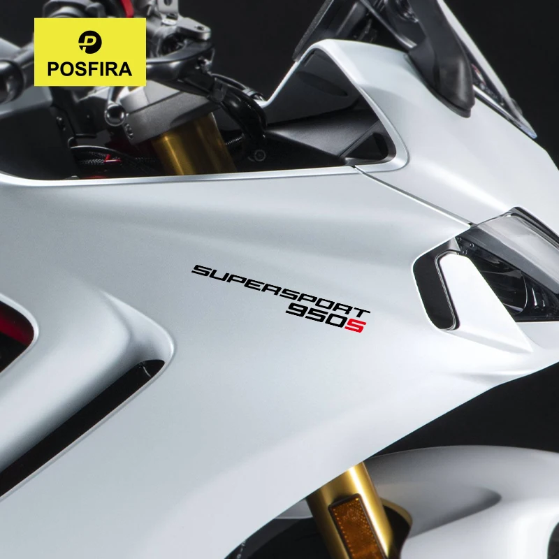 

POSFIRA наклейки на обтекатель мотоцикла, виниловая наклейка для Ducati Supersport 950 S 950S Super Sport 950S 2021-2024 2023, аксессуары