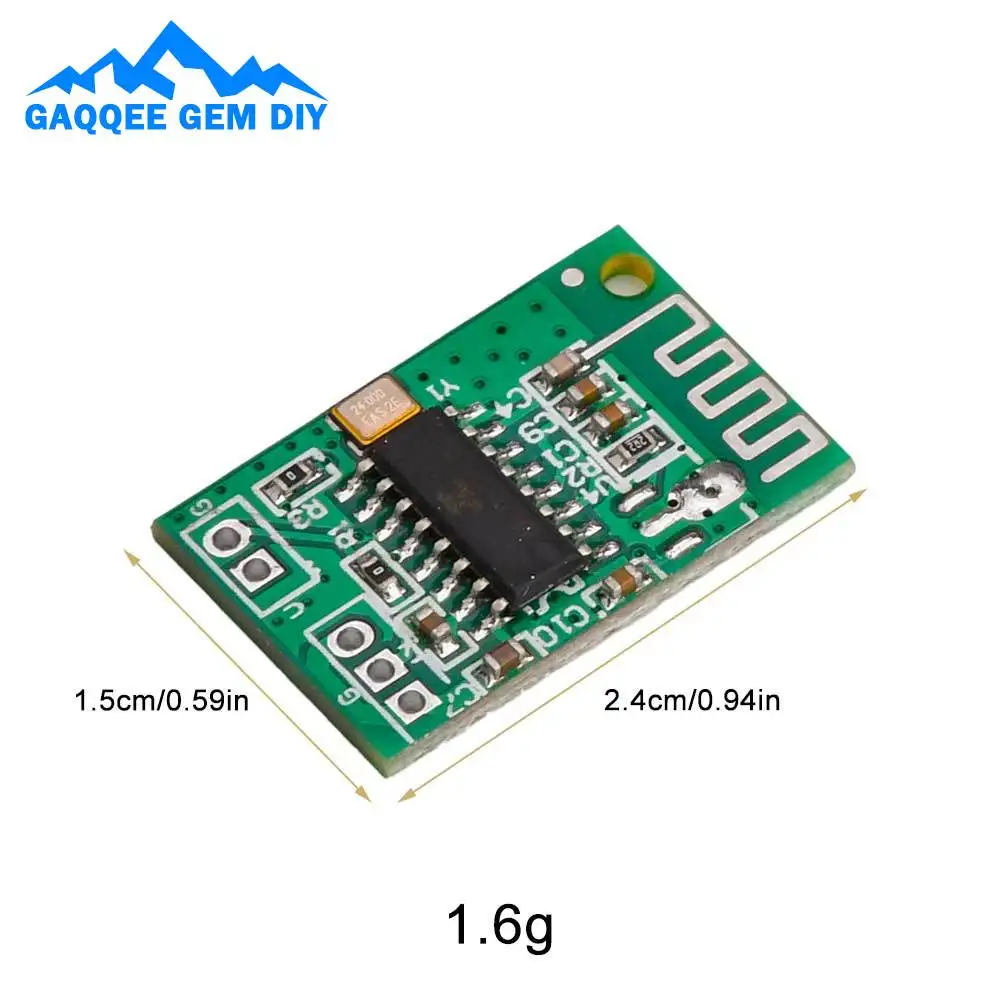 DC5V Bluetooth Audio Receiver Bluetooth 5.0 Audio Decoder Board Mono Output Digital Audio Amplifier Module