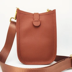 Nuove borse per telefono a secchiello a tracolla alla moda borse da donna firmate in pelle di vitello Togo Mini borsa a tracolla da donna in vera pelle