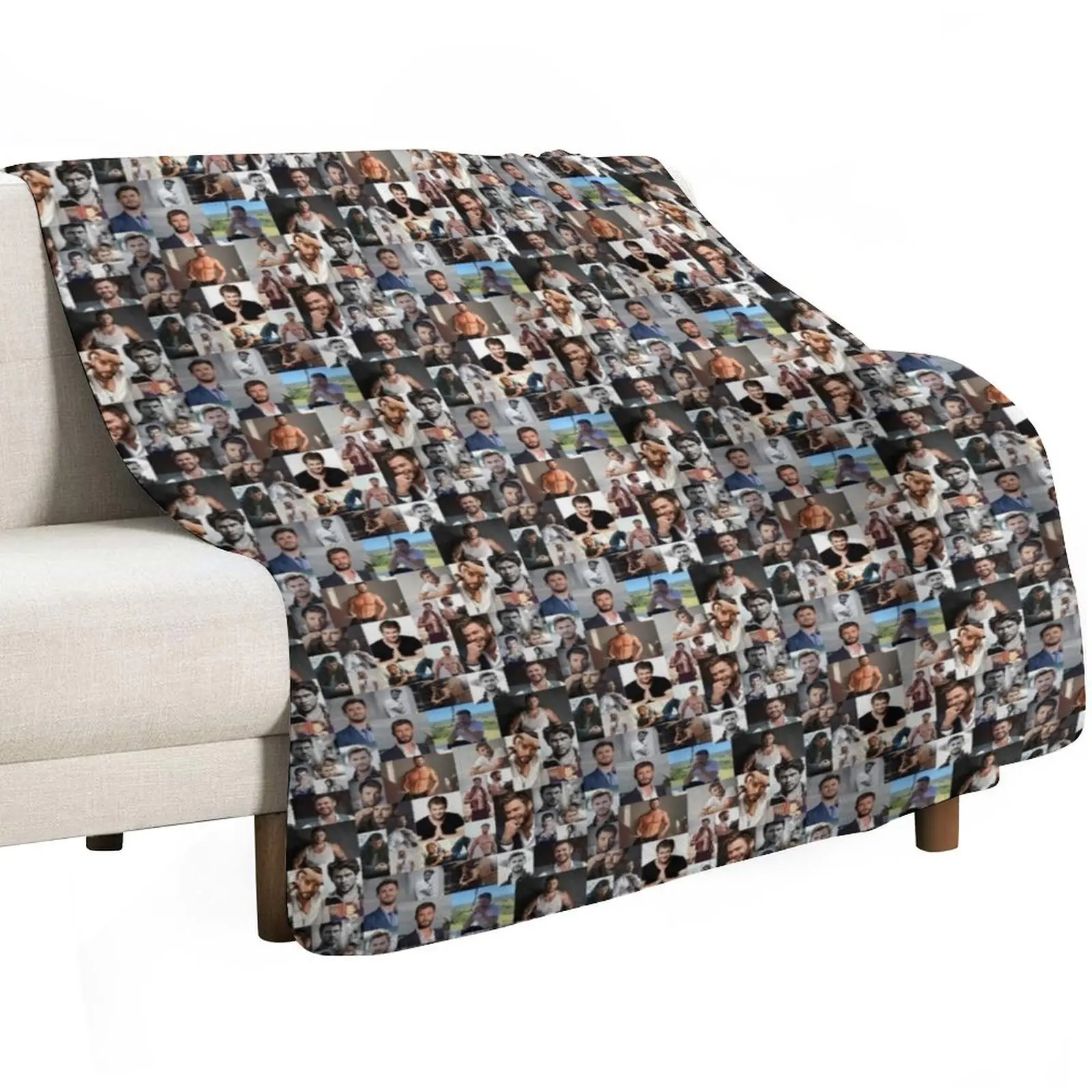 Chris Hemsworth Throw Blanket for winter Cute Plaid for babies blankets ands halloween Hairy Blankets