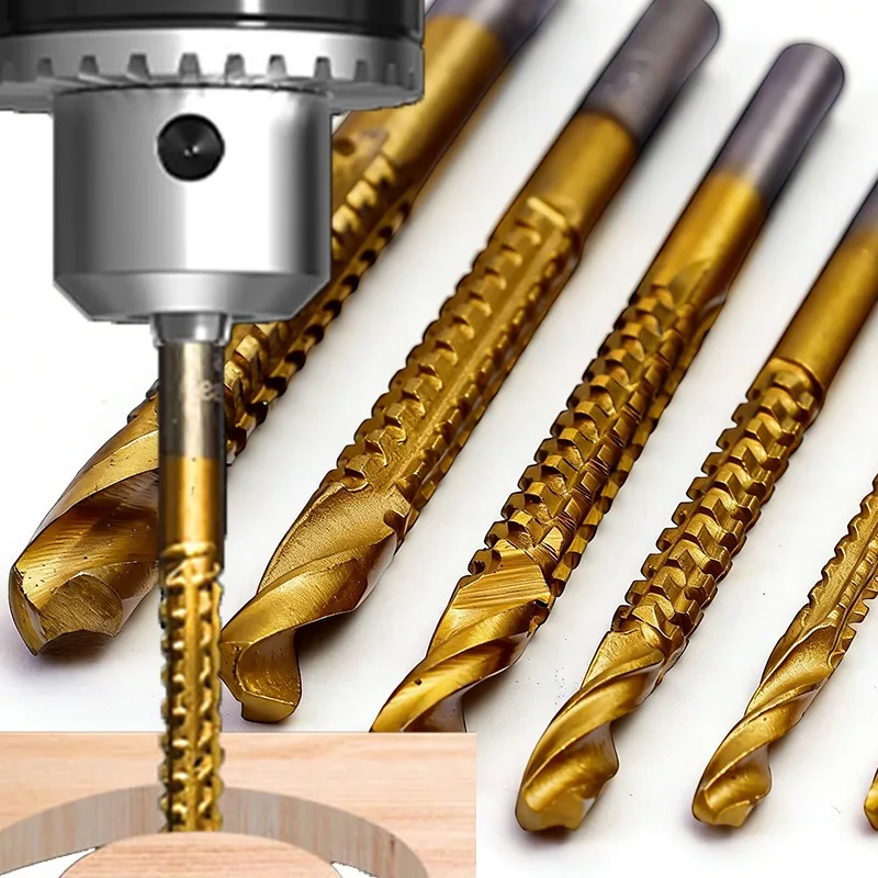 

HSS Hexagonal Handle Straight Slot Saw Set High-speed Steel Hole Drilling Bit Serrated Drill Slotting Cutting Hole Opening Tools