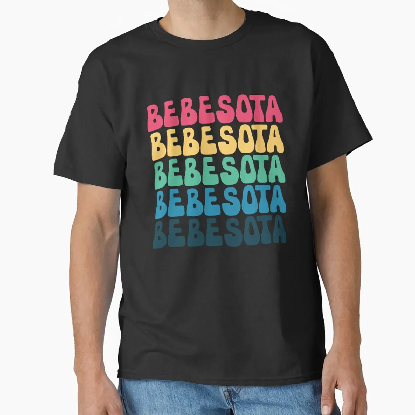 Bebesota Funny Reggaeton Cool Latina Classic T Shirt vintage Washed Comfortable graphic streetwear Top For Everyday Wear homme