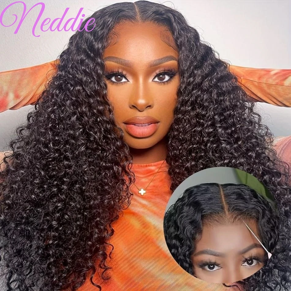 Lace Frontal wig 5x5 Curly Wigs Human Hair 4x4 Natural 30 32 Inch Deep Wave Glueless Closure Wigs For Women Lace Front wigs