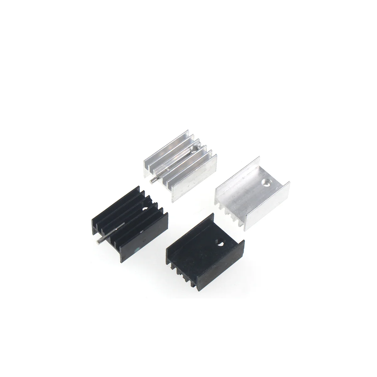 10pcs Heatsink TO-220 20x15x10 mm Heat Sink Radiator Insulating pad particle Cooling Fin Cooler Radiator Aluminum Transistors