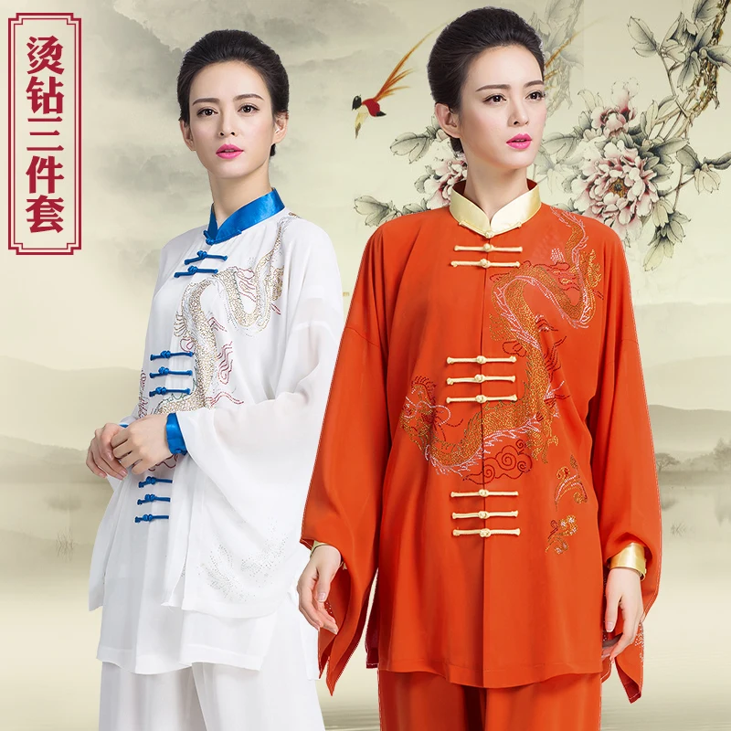 Tai Chi Suit for Women, 3-Piece Set for Performance and Practice, Chinese Style