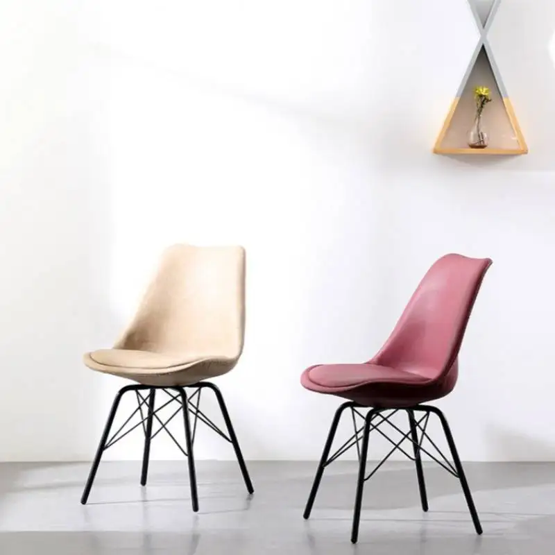Silla de comedor nórdica negra, decoración de lujo para restaurante, silla de comedor moderna para oficina, sala de estar, Sillas de Comedor, muebles para el hogar
