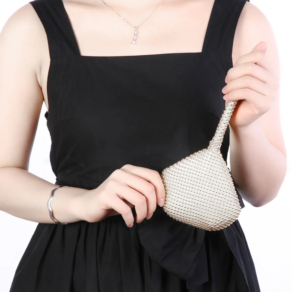 Fashion Women Evening Handbags with Zipper Metal Clutch Purse Irregular Shape Glitter Purse for Bridal Wedding Party