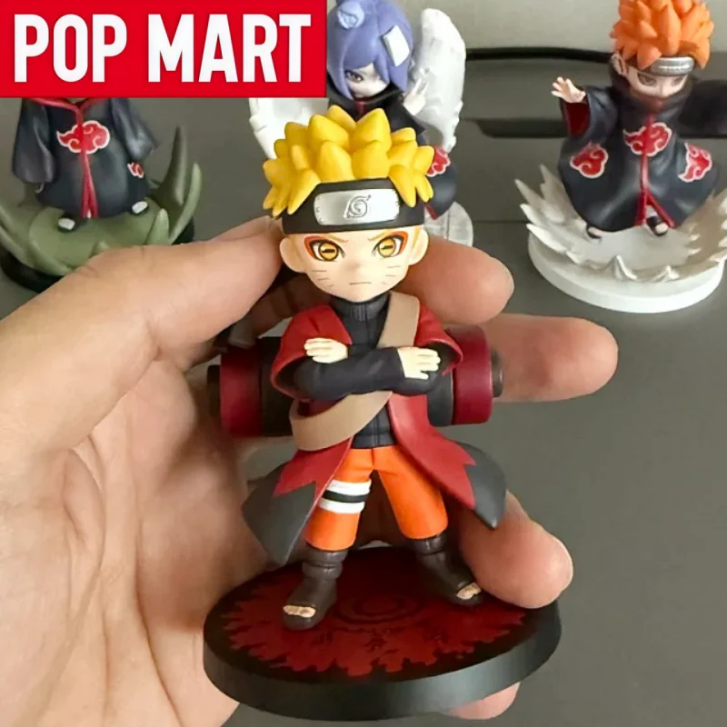 

POP MAR Naruto серия слепая коробка крупномасштабная война Xiao организация ПВХ кукла коллекция аниме фигурка модель настольная игрушка праздничный подарок