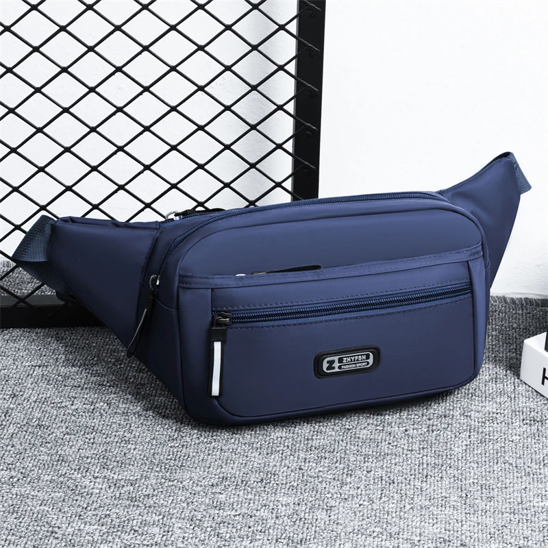 Große Kapazität Männer Taille Tasche Casual Nylon Anti-diebstahl Brust Tasche Outdoor Reise Wasserdichte Sport Handy Tasche – Detail 4