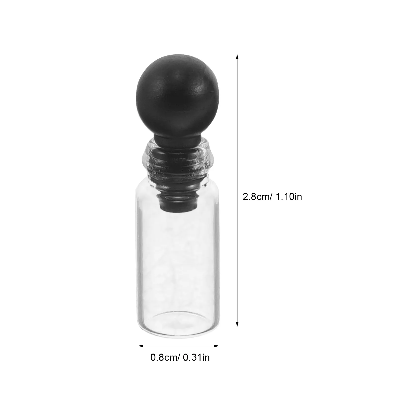 150Pcs Mini Glass Perfume Sample Vials Essential Oil Bottles Refillable Leakproof Ball Stopper Portable Travel Fragrance Storage view 4