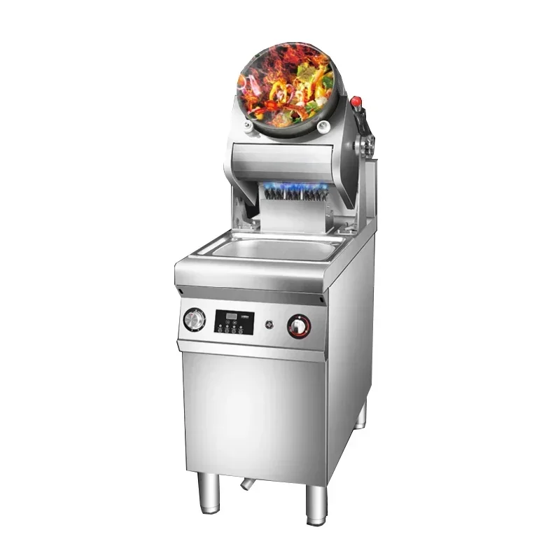 

Automatic Cooking Machine Restaurant Gas Commercial Robot Cooker Multi-function Kitchen Electromagnetic Rice Frying Machine