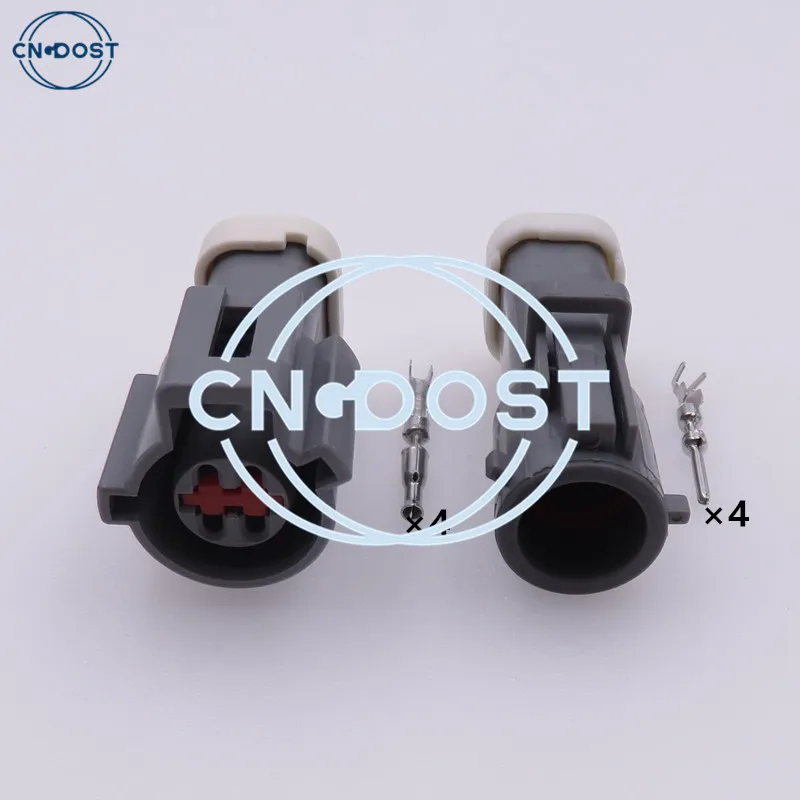 

1 Set 4 Hole AC Assembly Waterproof Automobile Socket Car Wiring Harness Connector With Terminals