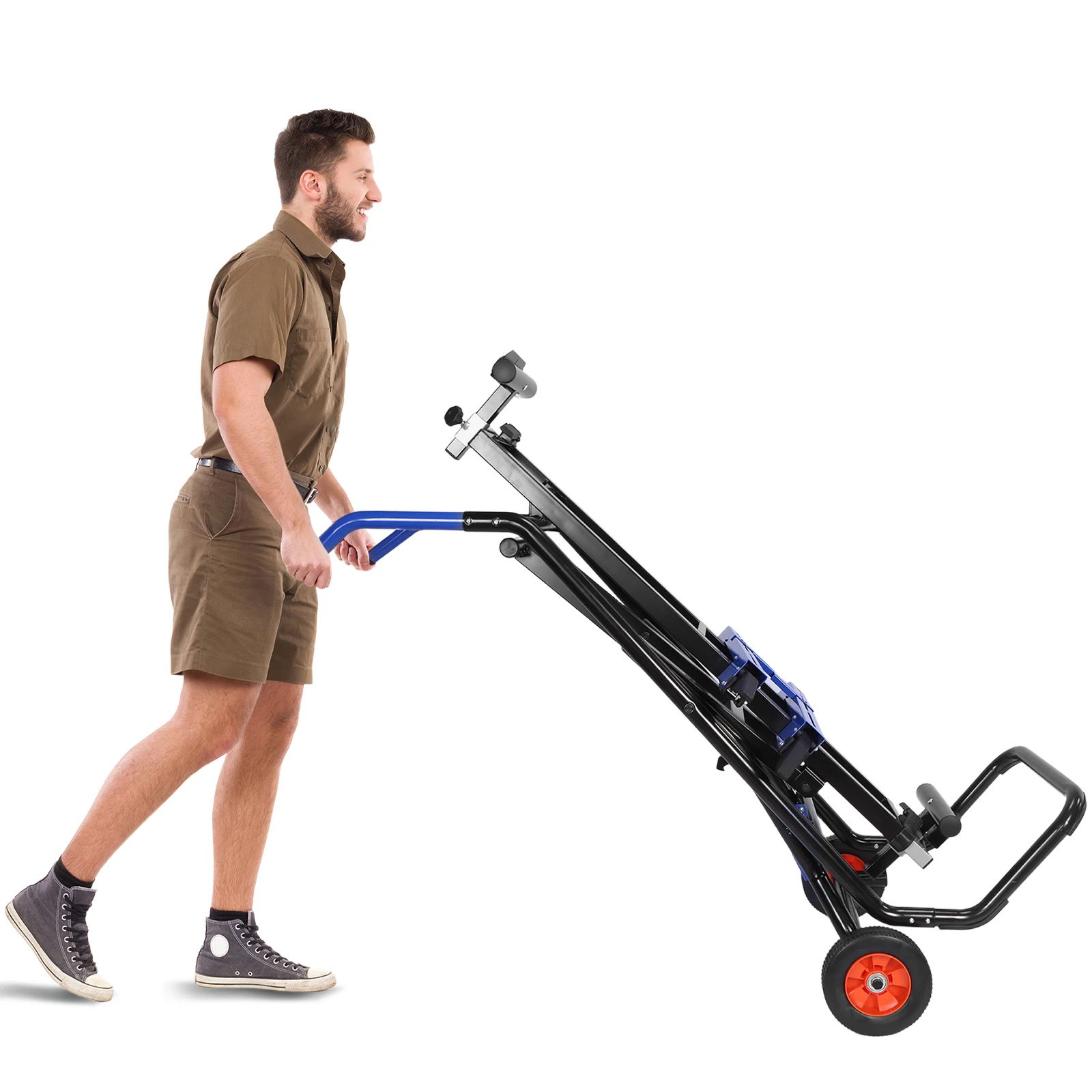 

Portable Table Saw Stand Heavy-Duty Steel Frame Cutting Machine Stand All-Terrain Wheels Universal for Most Brands of Table Saws