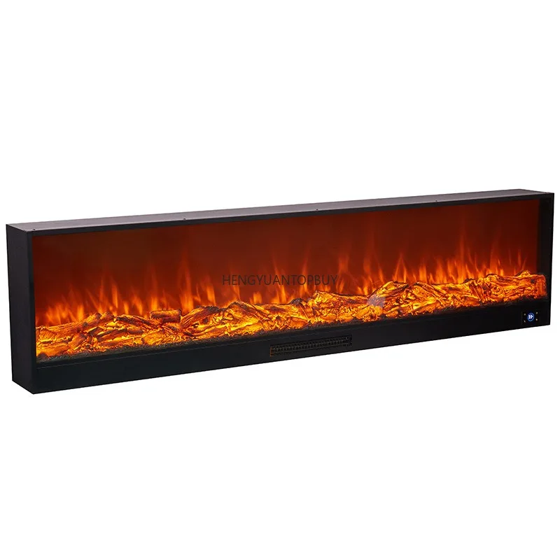 HX Wall Mounted Heater Fire Place Stove Morden Design Decoration Machine Flame Recessed Electric Fireplace