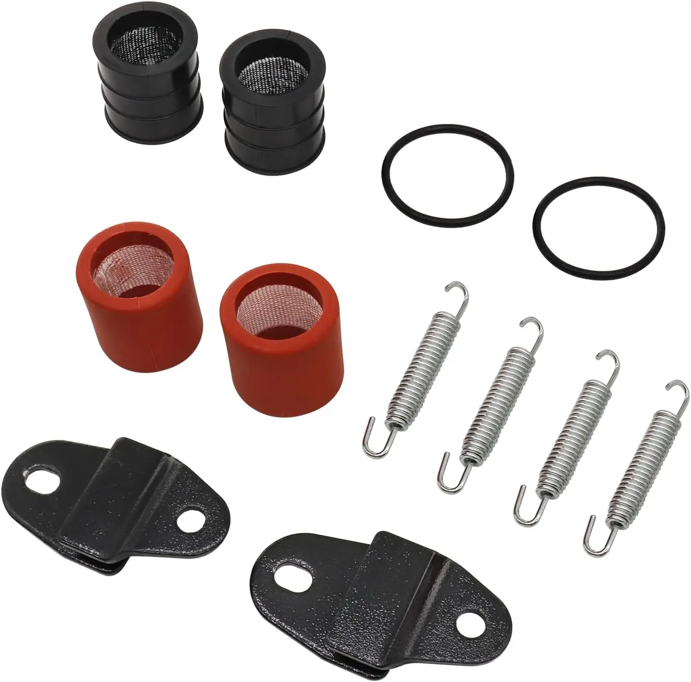 Kit de suspensão de mola de junta de silenciador de escape para Yamahe Banshee 350 YFZ350 1987 1988-2006, LE 03-04, SE 05-06, SP 06
