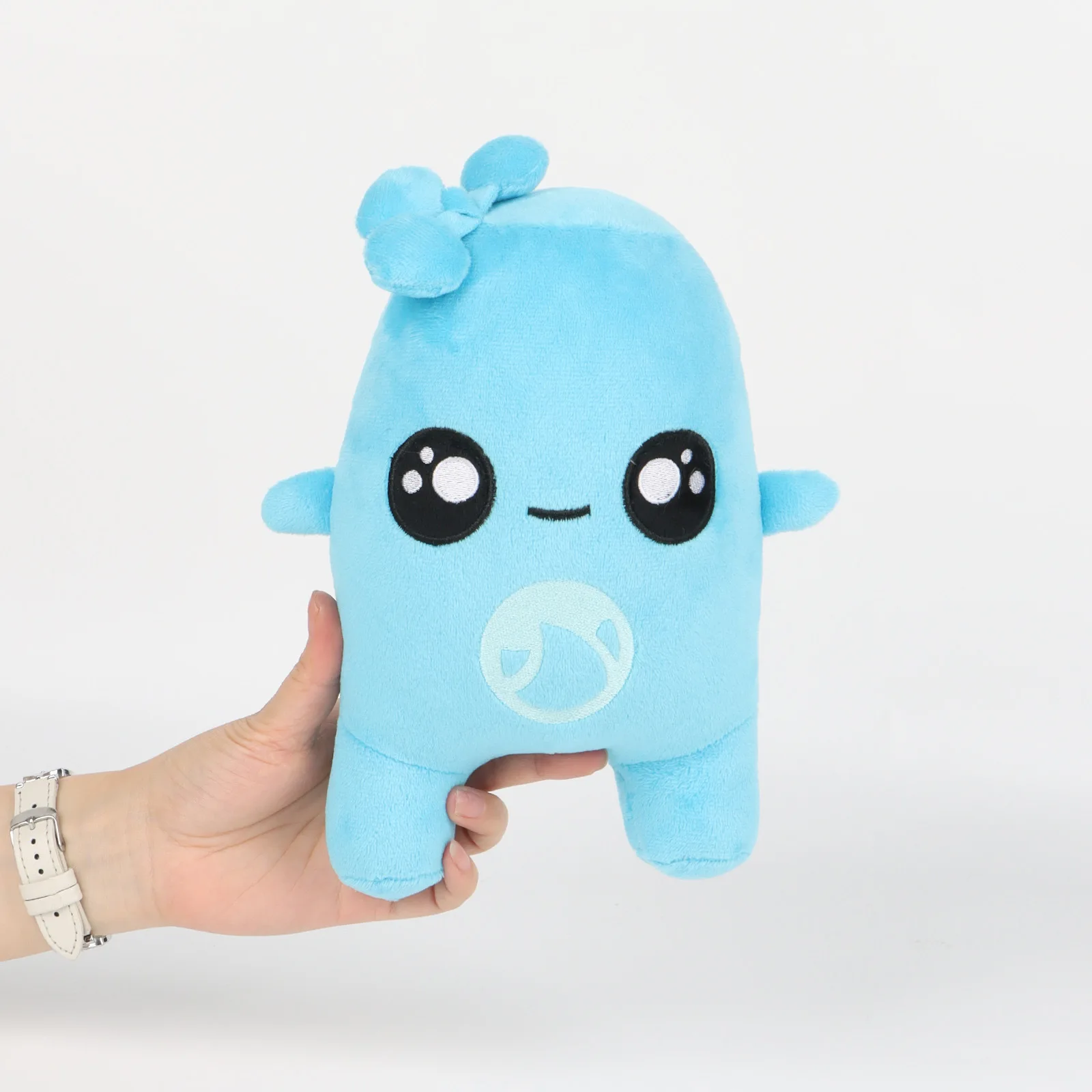 Sprites Plüsch Puppe Spielzeug 20CM Cartoon Nette Weiche Blaue Farbverlauf Große Augen Plüsch Puppe Spielzeug Spiel Peripherie Für kind Geschenk