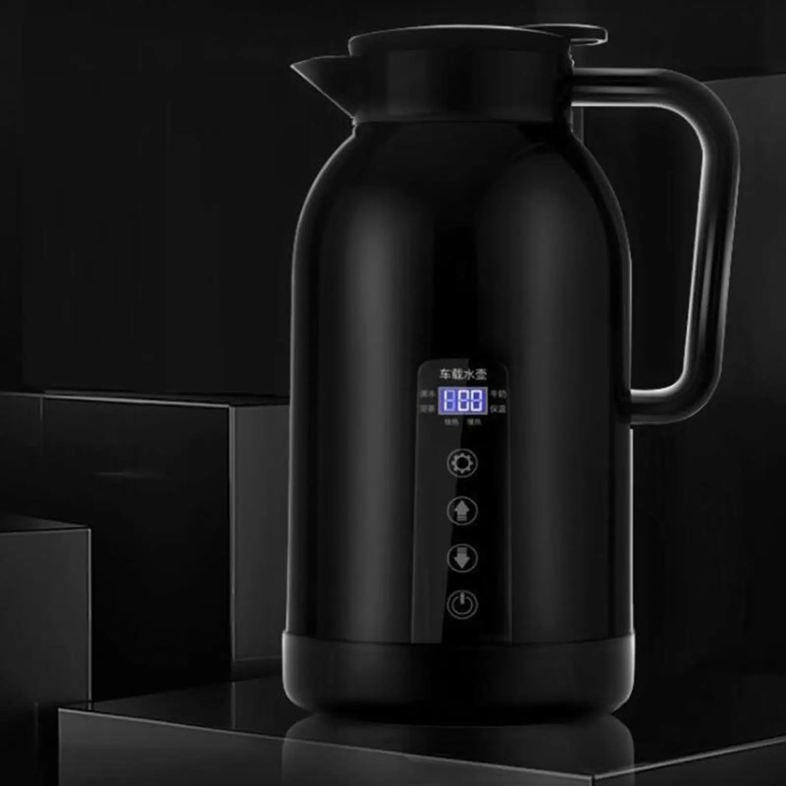 Electric Car Kettle Truck Kettle Portable 1300ml for Self Driving Tour