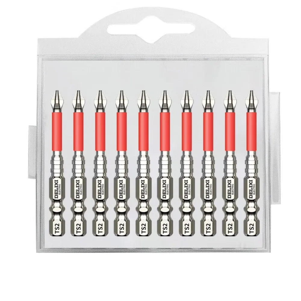 

6/10/20pcs Non-slip Magnetic Batch Head Magnetic S2 Alloy Steel Impact Drill Bit WaterProof High Hardness