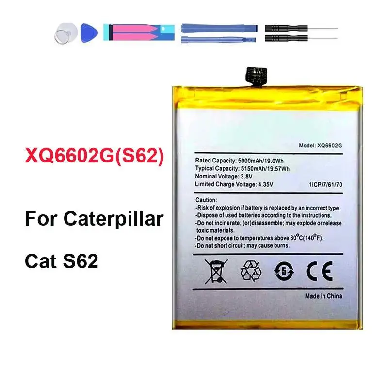 

Сменный аккумулятор APP00317 емкостью 5000 мАч для Caterpillar CAT S62 Pro S62Pro Bateria Batterij, гарантия + трек НЕТ