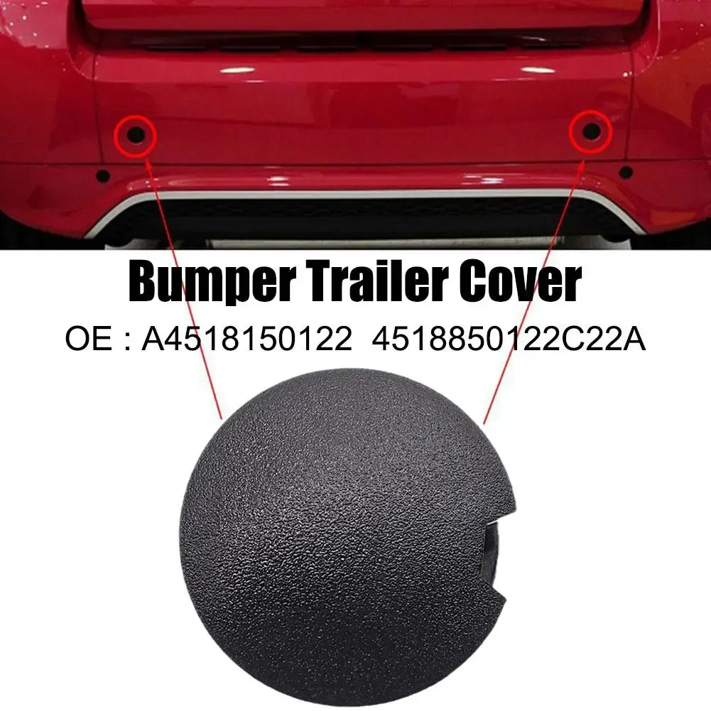 

Car Front Rear Bumper Tow Hook Eye Coupler Trailer Cover Cap Plug A4518150122; 4518850122C22A For Smart Fortwo W451 2007-20 J8C3