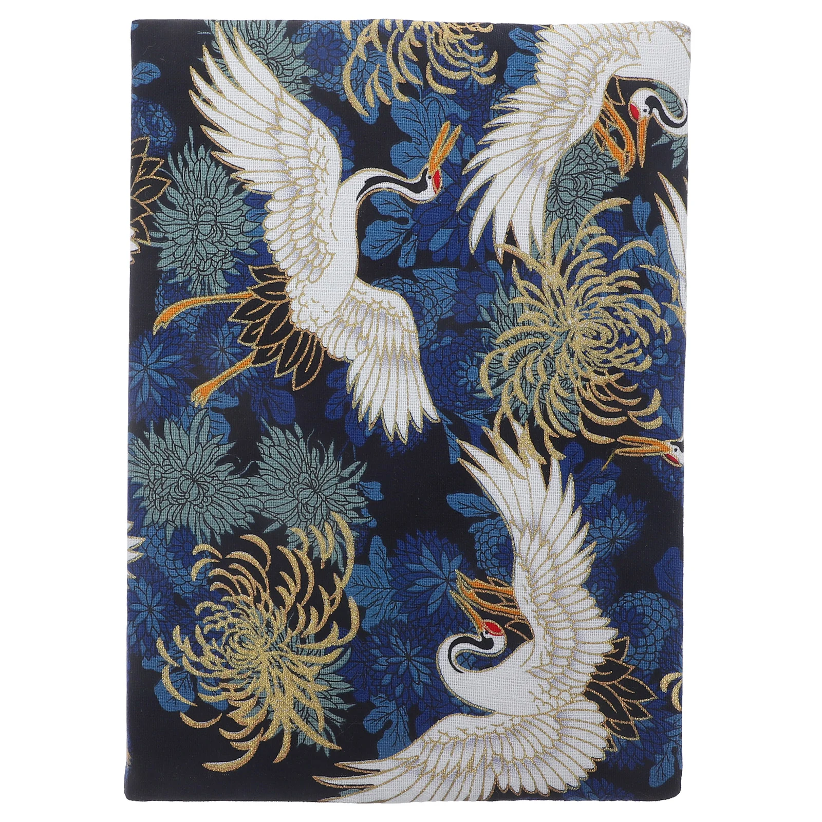 Book Cover Sleeve Protector A5 Book Covers Hardcover Soft Cloth Book Protector Flower Pattern Adjustable Book Sleeve Notebook