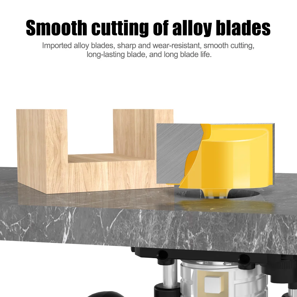 6mm Shank Bottom Cleaning Router Bit 8-32mm Diameter Woodworking Cutter For Surface Grooving And Rabbet Work
