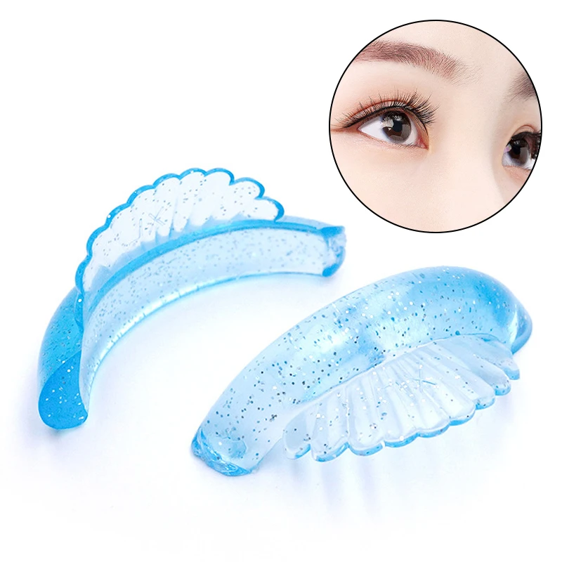 5 Paar bunte Silikon Dauerwelle falsche Wimpern Pad Wimpern Schutz Pads Wimpern Locken wickler Zubehör Wimpern verlängerung Werkzeug