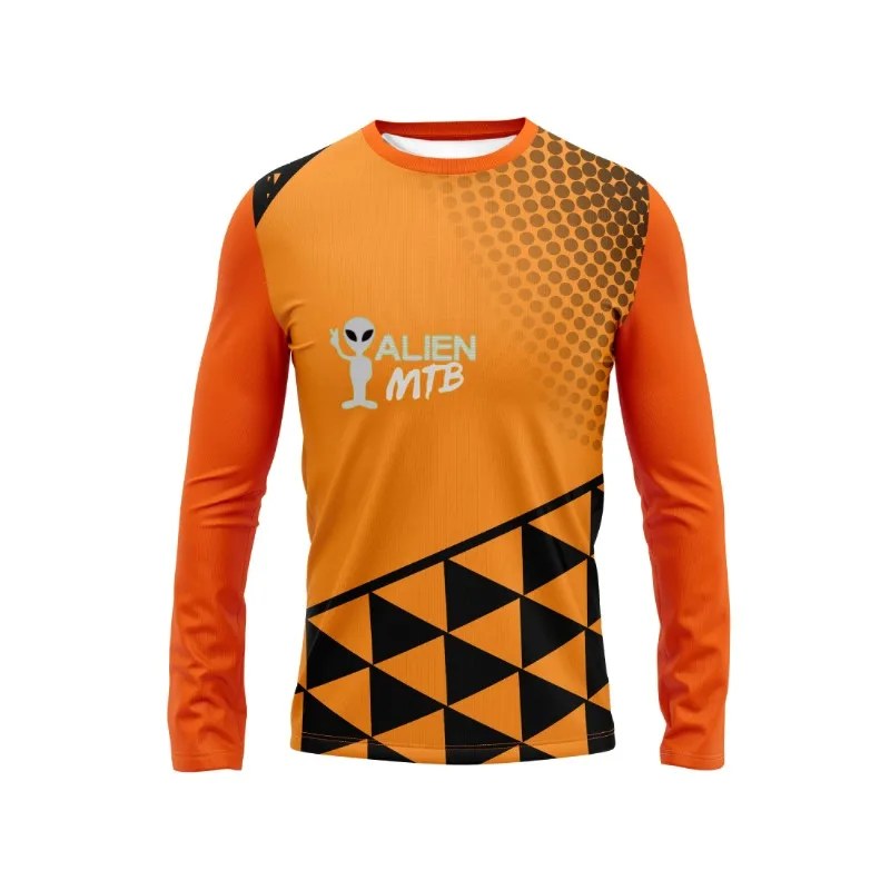 

2026 Fashion Sports Cycling Long Sleeve, Racing Racing Printed Long Sleeve Sportswear, Off Road Sunscreen Cycling Clothing