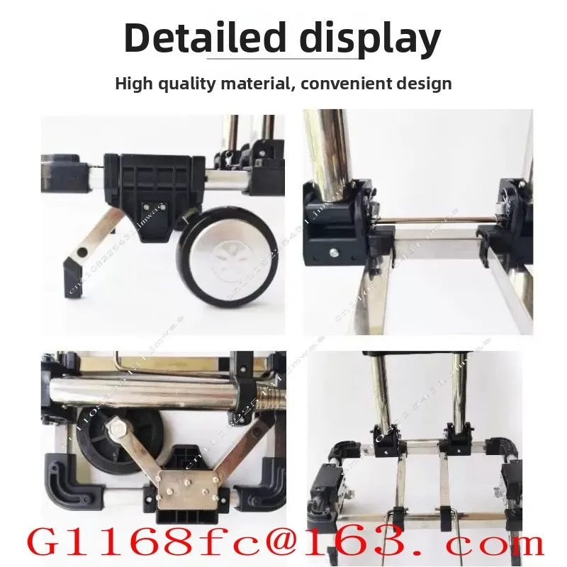 Folding Small Trolley, Ultra-small Trolley, Portable Trolley, Home Shopping, Shopping, Pulling Goods,