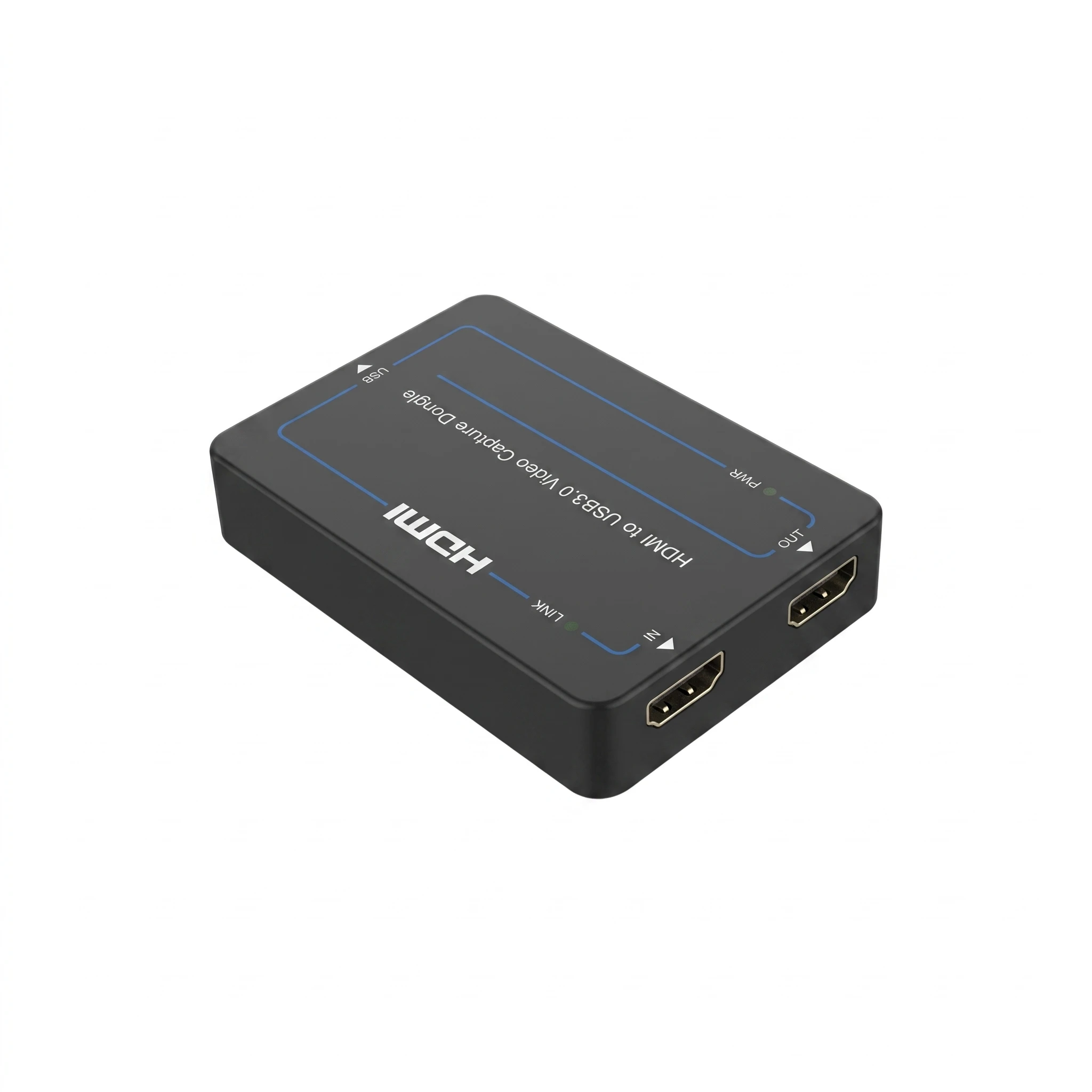 Hdmi To Usb3.0 Video Capture Dongle, 4K60‑In 1080P60‑Out, Hdmi Loop‑Out, Hdmi2.0B Hdcp2.2, Plug And Play, Compact, Support OBS