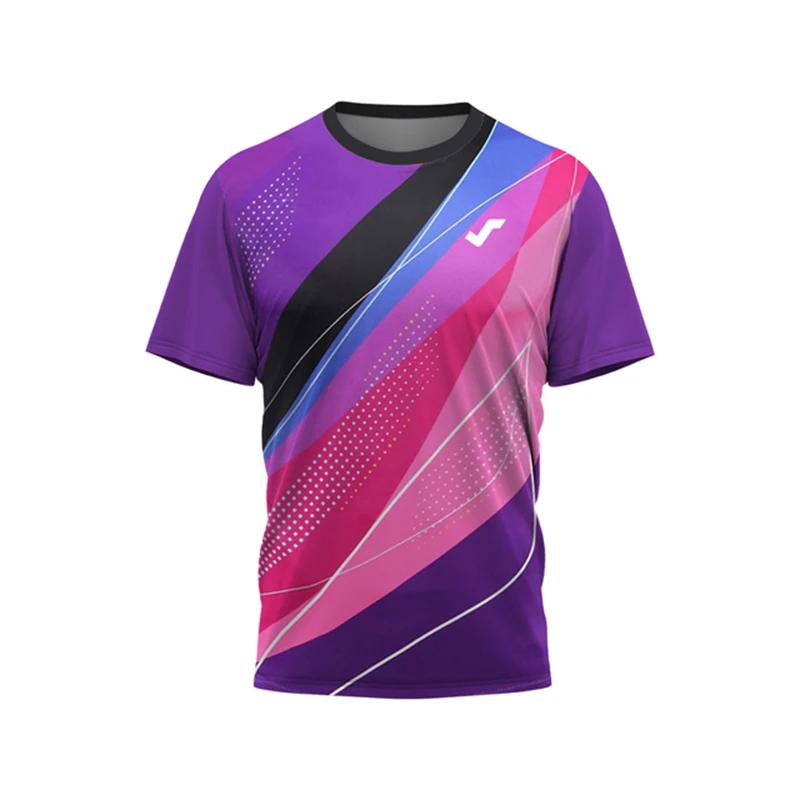 

Outdoor Tennis Tracksuits Summer Breathable Quick Dry Men's T Shirt Badminton Training Clothing Fashion Loose Short Sleeve Tops