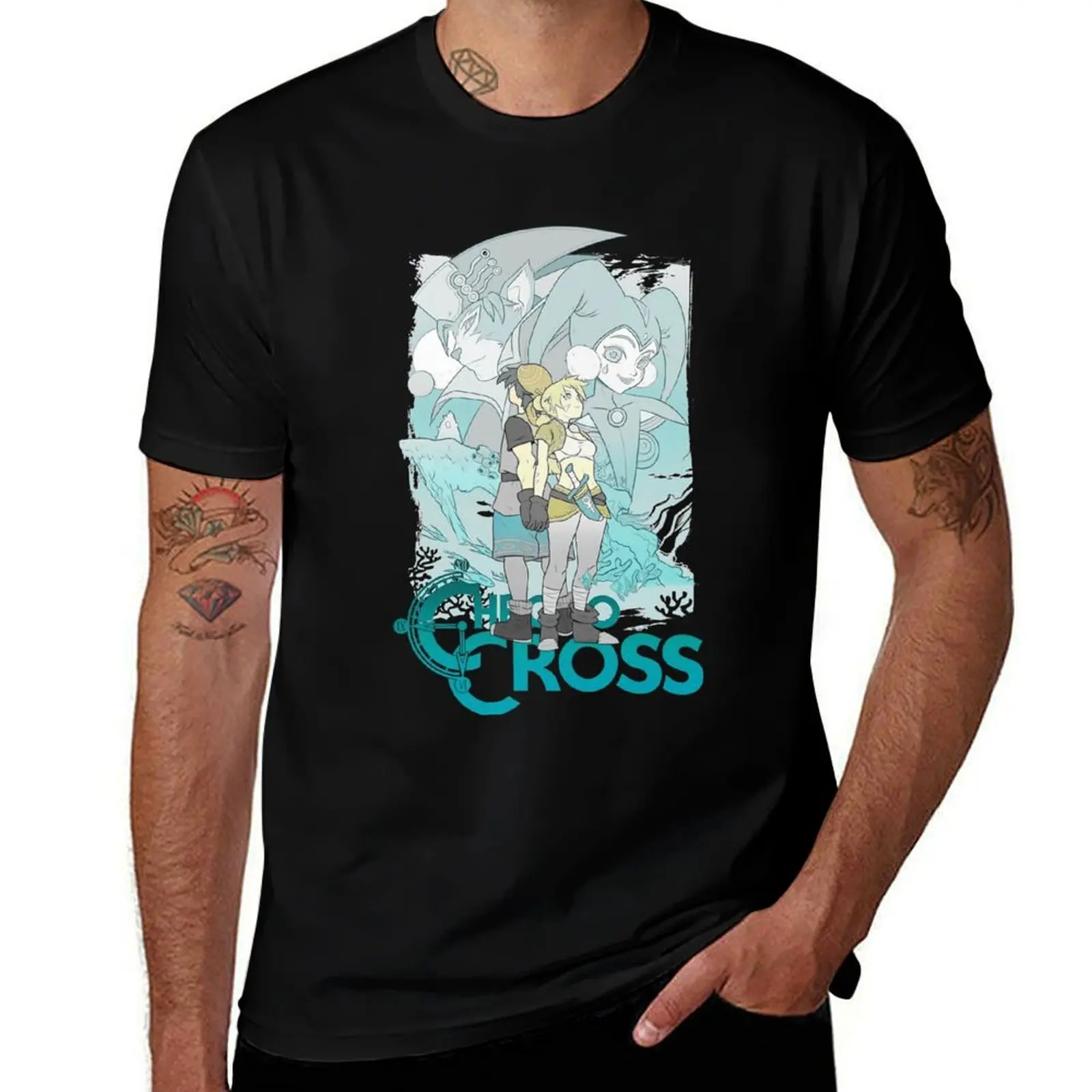 

Enjoystick Chrono Cross 34 Basic Novelty Graphics T-Shirt Festival Party Tee Top