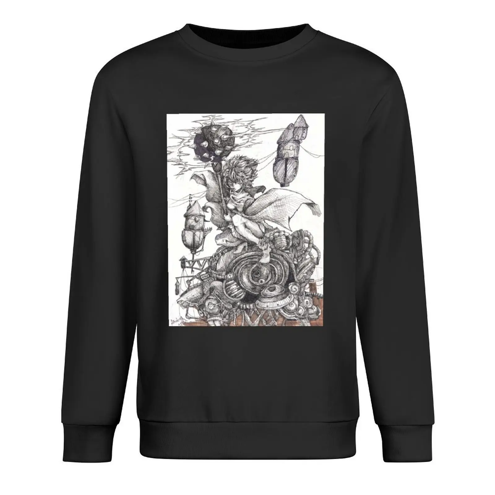 

Steampunk warrior Pullover tracksuit men men's clothes male clothes fashion men hooded sweatshirts