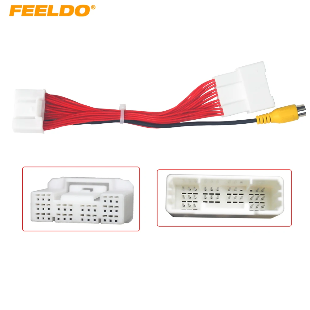 Car Reverse Camera Input Cable 30 Pin For Toyota Series Vehicle (2018-2024)