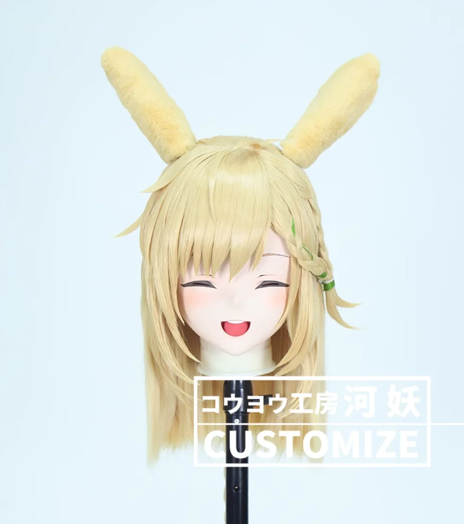 

C-1011 Customize Full Head Resin Cartoon Cosplay Japanese Character Anime Role Play Crossdress Kigurumi Mask With Back Shell