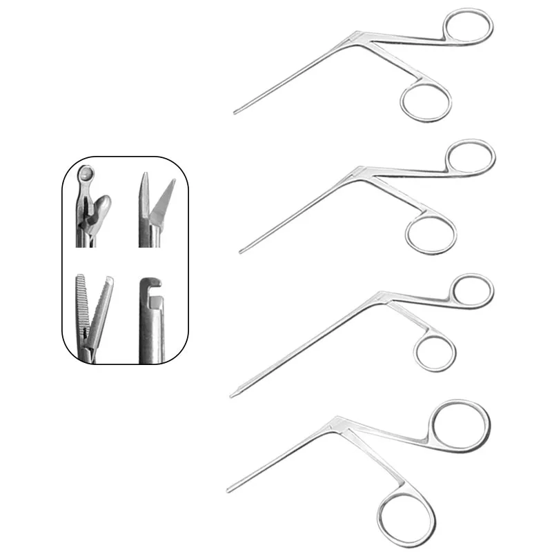 

Ear Pick Earwax Remover Ear Picking Micro Forceps Micro Scissors Gun Type Earpick Nose Operational Cleaner Clip