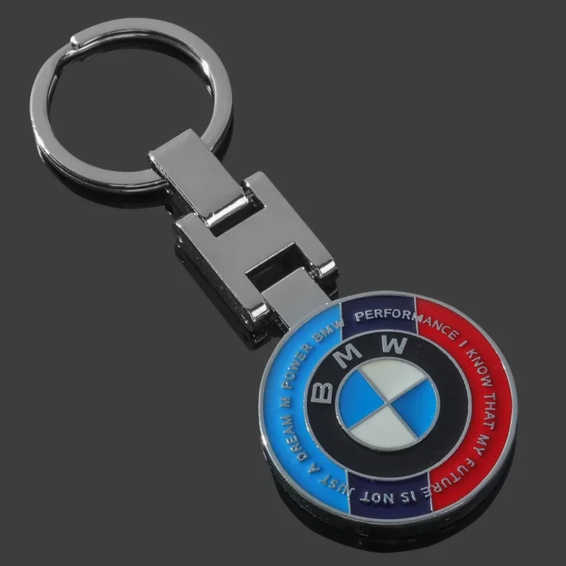 Car Logo Emblem Keychain Key Ring 50th anniversary Kith for BMW X1 X3 X4 X5 E46 E90 F20 E60 E39 F10 M1 M2 M3 M5 M6 E87 M Power 