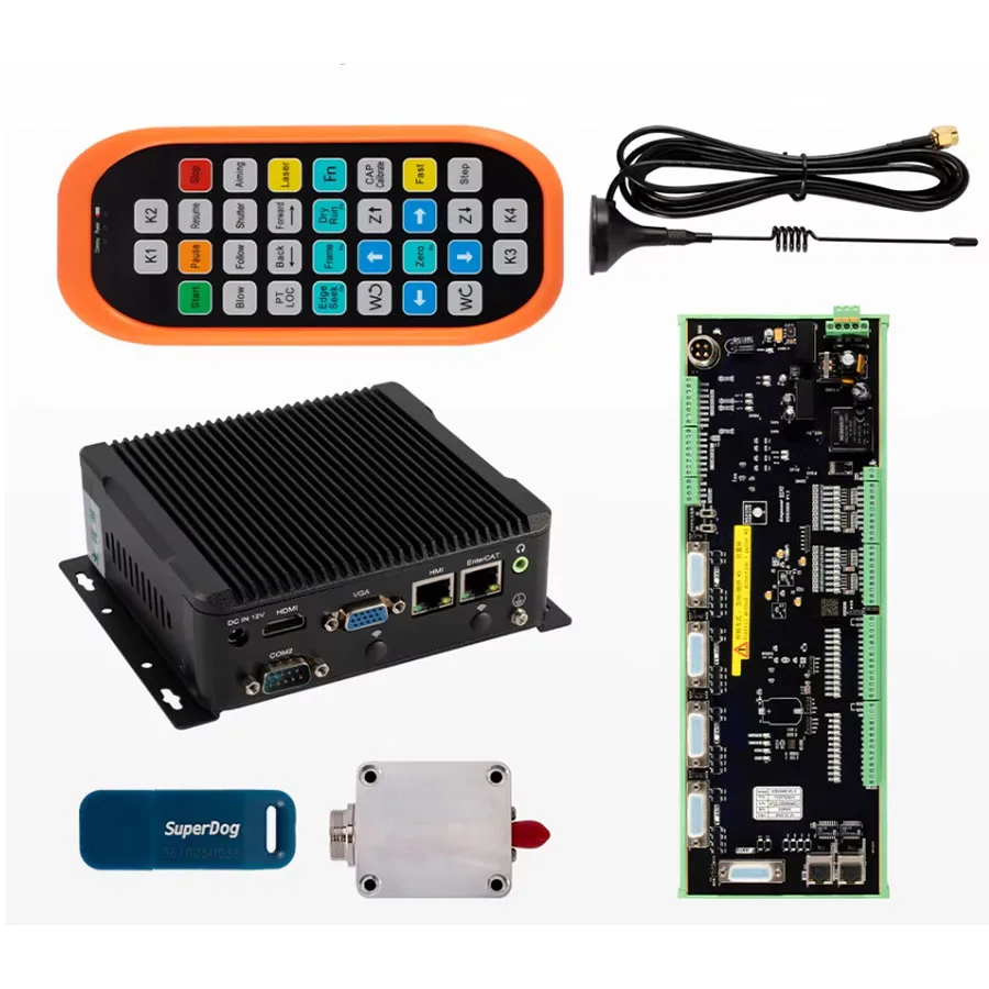 Raytools XC3000S CNC motion control system for planar fiber laser cutting supports EtherCAT bus or pulse direction servo