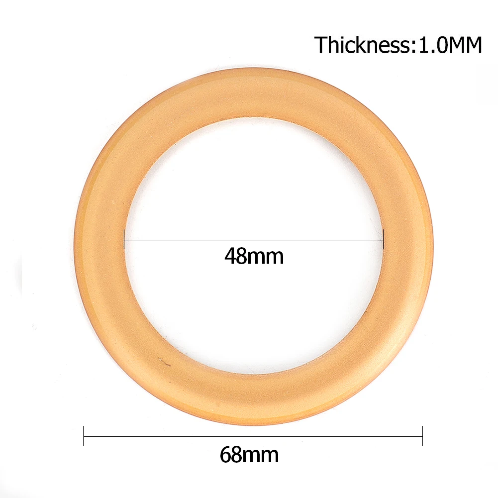 Anillos de pistón de bomba de herramientas de aire para juego de anillos de pistón de bomba de compresor de aire silencioso sin aceite de 1100w resistencia al desgaste 48X68X1,0 Mm