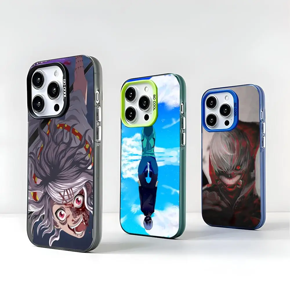 Kaneki Ken Juuzou Suzuya Tokyo Ghoul Phone Case 2024 IMD Case For IPhone 16 15 Pro XR XS 7 8 Plus SE2024 Shockproof Color Phone